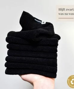Nieuw ❤️ Kitchen Lab Co.® Microvezeldoekjes Zwart - Dagelijks Doekje Set 7 Stuks - 30x30cm - Gelabeld Met Weekdagen - Vaatdoekjes Microvezel ???? -Yoshiko Shop 550x550 528