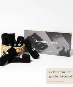 Nieuw ❤️ Kitchen Lab Co.® Microvezeldoekjes Zwart - Dagelijks Doekje Set 7 Stuks - 30x30cm - Gelabeld Met Weekdagen - Vaatdoekjes Microvezel ???? -Yoshiko Shop 550x550 529