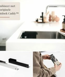 Nieuw ❤️ Kitchen Lab Co.® Microvezeldoekjes Zwart - Dagelijks Doekje Set 7 Stuks - 30x30cm - Gelabeld Met Weekdagen - Vaatdoekjes Microvezel ???? -Yoshiko Shop 550x550 530