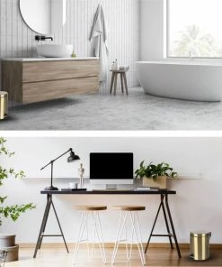 Goedkoop ⭐ Differnz Pedaalemmer Mat Goud – Prullenbak Badkamer – Afvalbakje – 5 Liter ???? -Yoshiko Shop 550x550 539