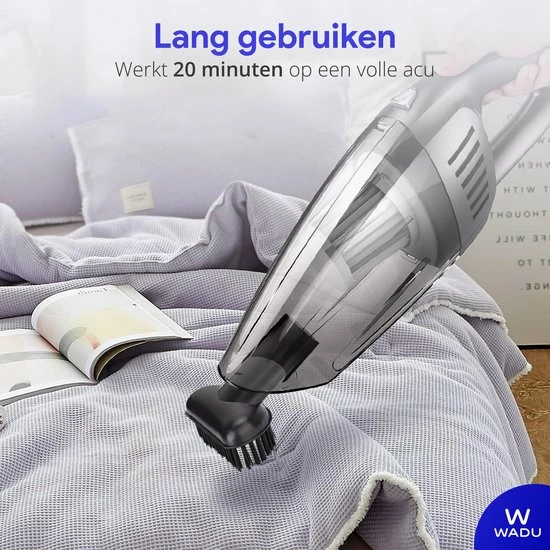 Aanbiedingen ✔️ Wadu Kruimeldief Snoerloos - Kruimelzuiger Voor Nat & Droog - 4 Opzetstukken En Opbergtas ???? 4 Aanbiedingen ✔️ Wadu Kruimeldief Snoerloos - Kruimelzuiger Voor Nat & Droog - 4 Opzetstukken En Opbergtas ???? - Afbeelding 2