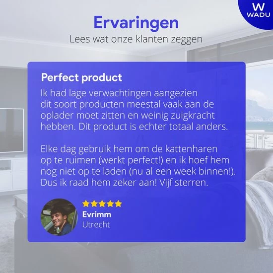 Aanbiedingen ✔️ Wadu Kruimeldief Snoerloos - Kruimelzuiger Voor Nat & Droog - 4 Opzetstukken En Opbergtas ???? 7 Aanbiedingen ✔️ Wadu Kruimeldief Snoerloos - Kruimelzuiger Voor Nat & Droog - 4 Opzetstukken En Opbergtas ???? - Afbeelding 5