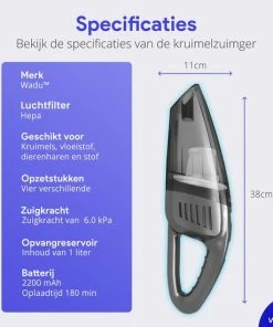 Aanbiedingen ✔️ Wadu Kruimeldief Snoerloos - Kruimelzuiger Voor Nat & Droog - 4 Opzetstukken En Opbergtas ???? 17 Aanbiedingen ✔️ Wadu Kruimeldief Snoerloos - Kruimelzuiger Voor Nat & Droog - 4 Opzetstukken En Opbergtas ???? -Yoshiko Shop 550x550 582