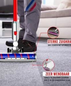 Aanbiedingen ???? Looki Airbot - 4-in-1 Steelstofzuiger En Kruimeldief - 21KPA - Draadloos & Zakloos - Oplaadbaar - 150W - Stofzuiger Zonder Zak ✨ -Yoshiko Shop 550x550 595