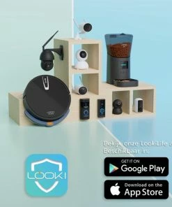 Kopen ???? Looki 3-in-1 Robotstofzuiger Met Dweilfunctie - Automatisch - Met Laadstation - Draadloze Robot Stofzuiger - 45DB - Zwart ???? -Yoshiko Shop 550x550 601
