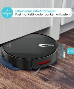 Kopen ???? Looki 3-in-1 Robotstofzuiger Met Dweilfunctie - Automatisch - Met Laadstation - Draadloze Robot Stofzuiger - 45DB - Zwart ???? -Yoshiko Shop 550x550 606