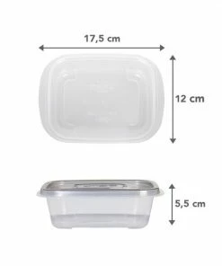 Goedkoopste ???? Lock&Lock Meal Prep Bakjes – Diepvriesbakjes - Vershoudbakjes Set Met Deksel - Magnetron Bakjes - Stevig En Herbruikbaar - BPA Vrij - Set Van 6 Stuks - 520ml ???? -Yoshiko Shop 550x550 648