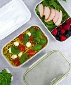 Uitgang ???? Homra Lunchbox STAQS Grey - Bento Box - 2 Laags Broodtrommel - 3 Compartimenten - Grijs - Lunch To Go - Duurzaam Kunststof - BPA Vrij - 3 Vaks Lunchtrommel Voor Volwassenen - Inclusief Bestek - Magnetron, Diepvries, Vaatwasser Bestendig - Vers Houden ???? 33 Uitgang ???? Homra Lunchbox STAQS Grey - Bento Box - 2 Laags Broodtrommel - 3 Compartimenten - Grijs - Lunch To Go - Duurzaam Kunststof - BPA Vrij - 3 Vaks Lunchtrommel Voor Volwassenen - Inclusief Bestek - Magnetron, Diepvries, Vaatwasser Bestendig - Vers Houden ???? -Yoshiko Shop 550x550 669