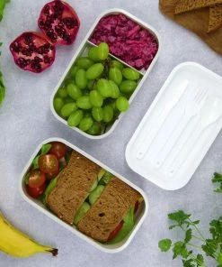 Uitgang ???? Homra Lunchbox STAQS Grey - Bento Box - 2 Laags Broodtrommel - 3 Compartimenten - Grijs - Lunch To Go - Duurzaam Kunststof - BPA Vrij - 3 Vaks Lunchtrommel Voor Volwassenen - Inclusief Bestek - Magnetron, Diepvries, Vaatwasser Bestendig - Vers Houden ???? 34 Uitgang ???? Homra Lunchbox STAQS Grey - Bento Box - 2 Laags Broodtrommel - 3 Compartimenten - Grijs - Lunch To Go - Duurzaam Kunststof - BPA Vrij - 3 Vaks Lunchtrommel Voor Volwassenen - Inclusief Bestek - Magnetron, Diepvries, Vaatwasser Bestendig - Vers Houden ???? -Yoshiko Shop 550x550 670