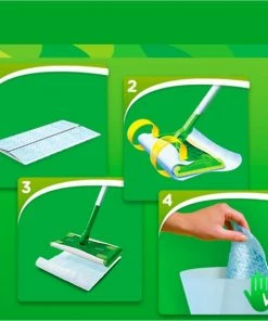 Kopen ???? Swiffer Vloerreiniger XXL Starterskit Met 1 Handvat + 8 Droge Doekjes Navullingen ✔️ -Yoshiko Shop 550x550 689