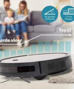 Coupon ???? LifeGoods Robotstofzuiger - Automatisch Laadstation - Dubbel Filtersysteem - 1600Pa - Zwart ???? 15 Coupon ???? LifeGoods Robotstofzuiger - Automatisch Laadstation - Dubbel Filtersysteem - 1600Pa - Zwart ???? -Yoshiko Shop 550x550 700