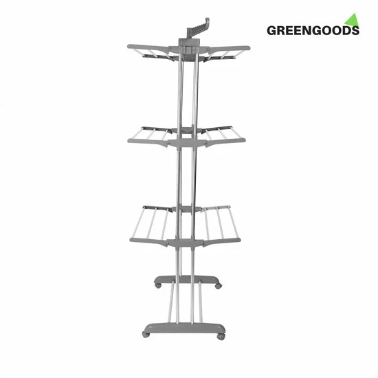 Goedkoop ⌛ Green Goods GREENGOODS - Opvouwbare Wasrek Met Wieltjes 18 Stangen - Wasrek - Wastoren - Droogrek - Droogtoren - Wasdroogrek - Wasdroogrek Staand - Droogrek Staand - Wasrek Staand - Wasrek Inklapbaar - Droogrek Inklapbaar - Waslijn ???? 9 Goedkoop ⌛ Green Goods GREENGOODS - Opvouwbare Wasrek Met Wieltjes 18 Stangen - Wasrek - Wastoren - Droogrek - Droogtoren - Wasdroogrek - Wasdroogrek Staand - Droogrek Staand - Wasrek Staand - Wasrek Inklapbaar - Droogrek Inklapbaar - Waslijn ???? - Afbeelding 7