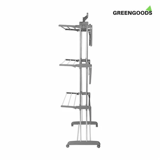 Goedkoop ⌛ Green Goods GREENGOODS - Opvouwbare Wasrek Met Wieltjes 18 Stangen - Wasrek - Wastoren - Droogrek - Droogtoren - Wasdroogrek - Wasdroogrek Staand - Droogrek Staand - Wasrek Staand - Wasrek Inklapbaar - Droogrek Inklapbaar - Waslijn ???? 10 Goedkoop ⌛ Green Goods GREENGOODS - Opvouwbare Wasrek Met Wieltjes 18 Stangen - Wasrek - Wastoren - Droogrek - Droogtoren - Wasdroogrek - Wasdroogrek Staand - Droogrek Staand - Wasrek Staand - Wasrek Inklapbaar - Droogrek Inklapbaar - Waslijn ???? - Afbeelding 8