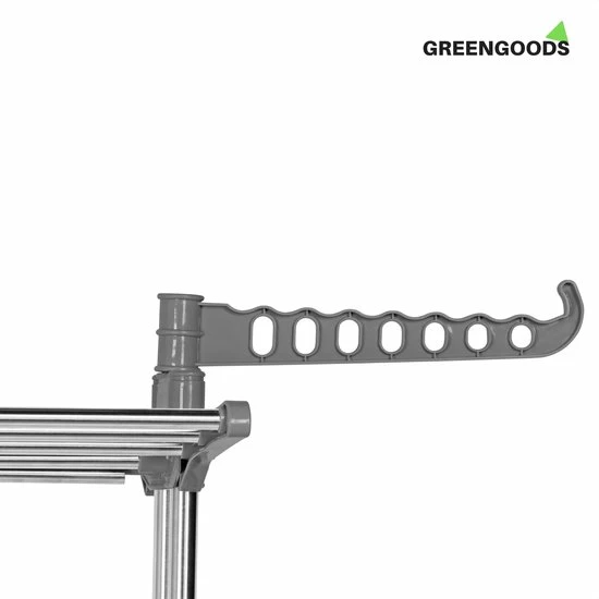 Goedkoop ⌛ Green Goods GREENGOODS - Opvouwbare Wasrek Met Wieltjes 18 Stangen - Wasrek - Wastoren - Droogrek - Droogtoren - Wasdroogrek - Wasdroogrek Staand - Droogrek Staand - Wasrek Staand - Wasrek Inklapbaar - Droogrek Inklapbaar - Waslijn ???? 11 Goedkoop ⌛ Green Goods GREENGOODS - Opvouwbare Wasrek Met Wieltjes 18 Stangen - Wasrek - Wastoren - Droogrek - Droogtoren - Wasdroogrek - Wasdroogrek Staand - Droogrek Staand - Wasrek Staand - Wasrek Inklapbaar - Droogrek Inklapbaar - Waslijn ???? - Afbeelding 9