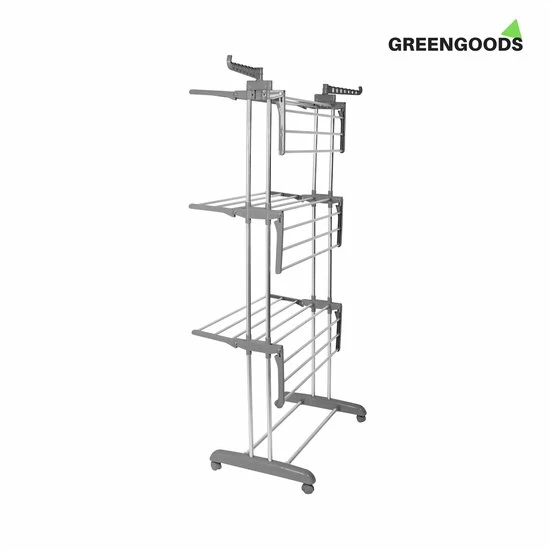 Goedkoop ⌛ Green Goods GREENGOODS - Opvouwbare Wasrek Met Wieltjes 18 Stangen - Wasrek - Wastoren - Droogrek - Droogtoren - Wasdroogrek - Wasdroogrek Staand - Droogrek Staand - Wasrek Staand - Wasrek Inklapbaar - Droogrek Inklapbaar - Waslijn ???? 12 Goedkoop ⌛ Green Goods GREENGOODS - Opvouwbare Wasrek Met Wieltjes 18 Stangen - Wasrek - Wastoren - Droogrek - Droogtoren - Wasdroogrek - Wasdroogrek Staand - Droogrek Staand - Wasrek Staand - Wasrek Inklapbaar - Droogrek Inklapbaar - Waslijn ???? - Afbeelding 10