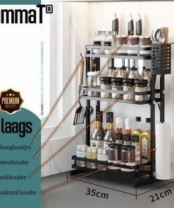 Korting ⭐ TammaT - Kruidenrek - Kruidenrek Staand - Inklapbare Keukenrek - 3-laags 35x21x56,5CM - Keuken Organizer - Aanrecht Organizer - Keuken Opslag - Roestvrij Staal - Opbergrek - Keuken Organizers - Roestvrij En Krasvrij ???? 25 Korting ⭐ TammaT - Kruidenrek - Kruidenrek Staand - Inklapbare Keukenrek - 3-laags 35x21x56,5CM - Keuken Organizer - Aanrecht Organizer - Keuken Opslag - Roestvrij Staal - Opbergrek - Keuken Organizers - Roestvrij En Krasvrij ???? -Yoshiko Shop 550x550 815