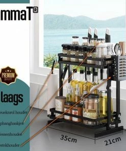 Korting ⭐ TammaT - Kruidenrek - Kruidenrek Staand - Inklapbare Keukenrek - 3-laags 35x21x56,5CM - Keuken Organizer - Aanrecht Organizer - Keuken Opslag - Roestvrij Staal - Opbergrek - Keuken Organizers - Roestvrij En Krasvrij ???? 26 Korting ⭐ TammaT - Kruidenrek - Kruidenrek Staand - Inklapbare Keukenrek - 3-laags 35x21x56,5CM - Keuken Organizer - Aanrecht Organizer - Keuken Opslag - Roestvrij Staal - Opbergrek - Keuken Organizers - Roestvrij En Krasvrij ???? -Yoshiko Shop 550x550 816