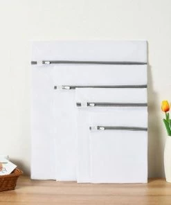 Begroting ✨ Merkloos Laundry Bag | Waszak | Set Van 4 Waszakken Met Rits | Transparant | Wasnet | Waszakjes | Vakantie Als Kledingsorteerder | Groot Formaat | Laken/schoenen/bh/ondergoed/kleding ✨