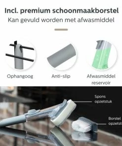 Begroting ???? T&J Essentials® - Vaatdoekhouder - Aanrecht Organiser - Aanrecht Organizer - Gootsteen Organiser - Gootsteen Organizer - Incl. Premium Afwasborstel - Keuken Organizer - Sponshouder - Sponshouder Gootsteen - Aanrechtbakje -RVS - Zwart ???? -Yoshiko Shop 550x550 847
