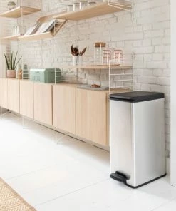 Top 10 ???? Curver Deco Slimbin Prullenbak - Rechthoekig - 40L - Metallic ???? -Yoshiko Shop 550x550 85