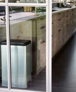 Top 10 ???? Curver Deco Slimbin Prullenbak - Rechthoekig - 40L - Metallic ???? -Yoshiko Shop 550x550 87