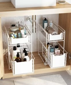 Flash-uitverkoop ???? BROËL™ Organizer – Ladekast - Opbergrek - Aanrecht Organiser – Keuken Organizers - Ladeblok - Kast Organizer - Organizer Lade - Wit - Ladesysteem - Gootsteen Organizer - Gootsteenkast Organizer - Keukenrek - Tweelaags – Metaal – Antislip ???? 15 Flash-uitverkoop ???? BROËL™ Organizer – Ladekast - Opbergrek - Aanrecht Organiser – Keuken Organizers - Ladeblok - Kast Organizer - Organizer Lade - Wit - Ladesysteem - Gootsteen Organizer - Gootsteenkast Organizer - Keukenrek - Tweelaags – Metaal – Antislip ???? -Yoshiko Shop 550x550 880