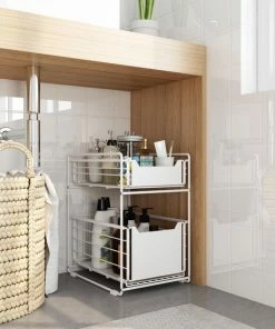 Flash-uitverkoop ???? BROËL™ Organizer – Ladekast - Opbergrek - Aanrecht Organiser – Keuken Organizers - Ladeblok - Kast Organizer - Organizer Lade - Wit - Ladesysteem - Gootsteen Organizer - Gootsteenkast Organizer - Keukenrek - Tweelaags – Metaal – Antislip ???? 16 Flash-uitverkoop ???? BROËL™ Organizer – Ladekast - Opbergrek - Aanrecht Organiser – Keuken Organizers - Ladeblok - Kast Organizer - Organizer Lade - Wit - Ladesysteem - Gootsteen Organizer - Gootsteenkast Organizer - Keukenrek - Tweelaags – Metaal – Antislip ???? -Yoshiko Shop 550x550 881