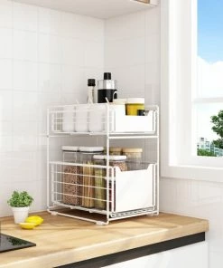 Flash-uitverkoop ???? BROËL™ Organizer – Ladekast - Opbergrek - Aanrecht Organiser – Keuken Organizers - Ladeblok - Kast Organizer - Organizer Lade - Wit - Ladesysteem - Gootsteen Organizer - Gootsteenkast Organizer - Keukenrek - Tweelaags – Metaal – Antislip ???? 17 Flash-uitverkoop ???? BROËL™ Organizer – Ladekast - Opbergrek - Aanrecht Organiser – Keuken Organizers - Ladeblok - Kast Organizer - Organizer Lade - Wit - Ladesysteem - Gootsteen Organizer - Gootsteenkast Organizer - Keukenrek - Tweelaags – Metaal – Antislip ???? -Yoshiko Shop 550x550 882