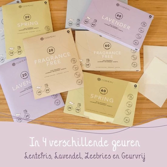 Kopen ???? Cosmeau Wasstrips 20 Wasbeurten Zeebries Wasmiddel Wasvellen Detergent Sheets Eco Laundry Strips - Plasticvrij Biologisch Eco ???? 10 Kopen ???? Cosmeau Wasstrips 20 Wasbeurten Zeebries Wasmiddel Wasvellen Detergent Sheets Eco Laundry Strips - Plasticvrij Biologisch Eco ???? - Afbeelding 8