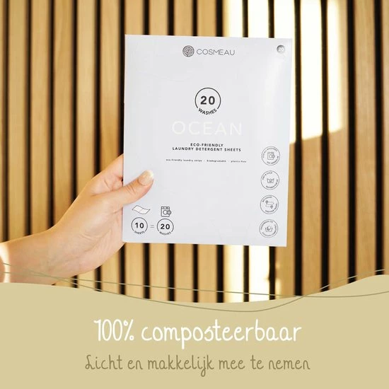 Kopen ???? Cosmeau Wasstrips 20 Wasbeurten Zeebries Wasmiddel Wasvellen Detergent Sheets Eco Laundry Strips - Plasticvrij Biologisch Eco ???? 11 Kopen ???? Cosmeau Wasstrips 20 Wasbeurten Zeebries Wasmiddel Wasvellen Detergent Sheets Eco Laundry Strips - Plasticvrij Biologisch Eco ???? - Afbeelding 9