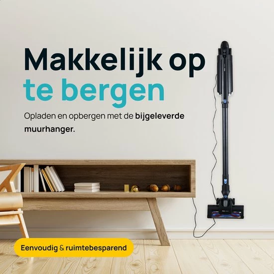 Hete verkoop ✔️ MOA - Steelstofzuiger - 2-in-1 - Kruimeldief - Draadloos - 120 Watt - Zonder Zak - VC72 ???? 10 Hete verkoop ✔️ MOA - Steelstofzuiger - 2-in-1 - Kruimeldief - Draadloos - 120 Watt - Zonder Zak - VC72 ???? - Afbeelding 8