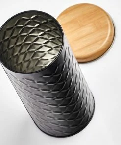 Nieuw ???? 2x Bewaar/voorraad Blikken Koffiepads Zwart 18 X 7,5 Cm 2,4 Liter - Zeller - Keukenbenodigdheden - Keukenaccessoires/decoratie - Vers Houden - Voorraad/bewaar/opslagblikken - Koffiepadsblik ❤️ -Yoshiko Shop 550x550 949