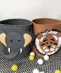 Beste Pirce ???? Spieringstore® Speelgoedmand Kinderen – Opbergmand Kinderkamer Wasmand – Kind Opbergzak Speelgoed – Speelgoedkist Decoratie - Olifant ???? -Yoshiko Shop 550x550 954