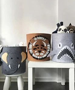 Beste Pirce ???? Spieringstore® Speelgoedmand Kinderen – Opbergmand Kinderkamer Wasmand – Kind Opbergzak Speelgoed – Speelgoedkist Decoratie - Olifant ???? -Yoshiko Shop 550x550 955