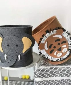 Beste Pirce ???? Spieringstore® Speelgoedmand Kinderen – Opbergmand Kinderkamer Wasmand – Kind Opbergzak Speelgoed – Speelgoedkist Decoratie - Olifant ???? -Yoshiko Shop 550x550 956