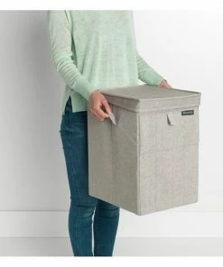 Nieuw ???? Brabantia Wasmand Met Deksel - Stapelbaar - 35 L - Grey ⭐ -Yoshiko Shop 550x550 958