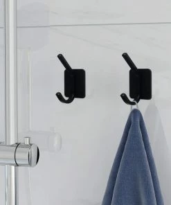 Groothandel ???? Meubelbeslag Zelfklevende Ophanghaak Zwart | Ophanghaken | Jashaak | Metaal | Handdoek Haak | Plak Haak | Tape | Kapstok | Muur Haak | Wandhaak | Zelfklevend | Badkamer Haken | Zonder Boren ???? -Yoshiko Shop 550x550 959