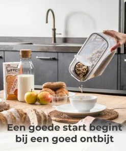 Goedkoopste ???? Stosh Voorraadpotten - Voorraadbussen - Vershouddoos - 4 Stuks - 4.0L - BPA Vrij - Kunststof ???? -Yoshiko Shop 550x550 982