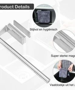 Goedkoop ???? Lopoleis Vaatdoekhouder Magnetisch RVS – Keuken Organizers – Keuken Accessoires - Aanrecht Organiser ✔️ -Yoshiko Shop 550x550 998