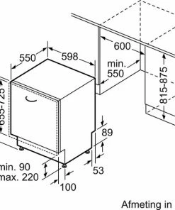 Beste Pirce ❤️ Bosch SMV2ITX48N - Serie 2 - Vaatwasser - Inbouw ✔️ -Yoshiko Shop 550x553 2