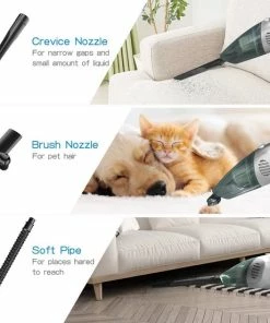 Hete verkoop ???? Fuegobird Handstofzuiger, Kruimelzuiger, Draadloze Stofzuiger, Fityou Mini-stofzuiger 7000pa 120 W Nat-droog Handstofzuiger, 2600 MAh USB-stofzuiger, Lichtgewicht Stofzuiger Voor Thuis, Auto En Huisdier - Grijs ???? -Yoshiko Shop 550x553