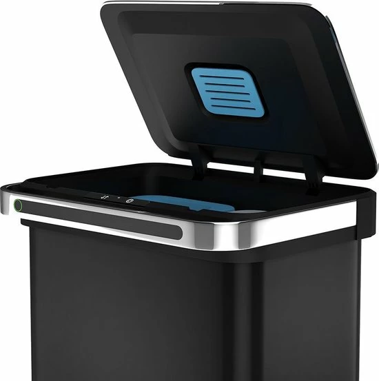 Top 10 ✔️ Afvalscheiding Prullenbak - 4 Vakken - 60 Liter (2×18L + 2×12L) - Recycle Sensor Prullenbak Homra DEXER - RVS Afvalemmer - Afvalscheidingsprullenbak - Design Keuken Afvalemmer - Automatische Lucht- En Bacterie Filter - Soft Close Deksel – Kleur Zwart ???? 15 Top 10 ✔️ Afvalscheiding Prullenbak - 4 Vakken - 60 Liter (2×18L + 2×12L) - Recycle Sensor Prullenbak Homra DEXER - RVS Afvalemmer - Afvalscheidingsprullenbak - Design Keuken Afvalemmer - Automatische Lucht- En Bacterie Filter - Soft Close Deksel – Kleur Zwart ???? - Afbeelding 13