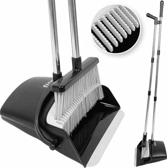 Aanbiedingen ???? LYDO Stoffer En Blik Met Lange Steel (130cm Verstelbaar) - Handveger Bezem En Vuilblik Met Borstel Op Steel - Stofblik En Veger ⭐ 3 Aanbiedingen ???? LYDO Stoffer En Blik Met Lange Steel (130cm Verstelbaar) - Handveger Bezem En Vuilblik Met Borstel Op Steel - Stofblik En Veger ⭐