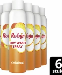 Beste Verkoop ???? Robijn Original Dry Wash Spray - 6 X 200 Ml - Voordeelverpakking ????