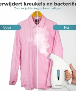 Beste Verkoop ???? LifeGoods Kledingstomer - Handstomer Voor Kleding/Textiel/Stof - 180ML Tank - Wit ???? -Yoshiko Shop 550x562