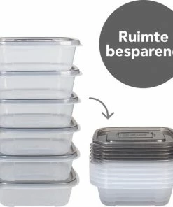 Goedkoopste ???? Lock&Lock Meal Prep Bakjes – Diepvriesbakjes - Vershoudbakjes Set Met Deksel - Magnetron Bakjes - Stevig En Herbruikbaar - BPA Vrij - Set Van 6 Stuks - 520ml ???? -Yoshiko Shop 550x565 2