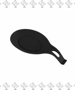 Beste deal ???? Merkloos EPIN | Lepel Mat | Keuken Gerei Houder | Keuken Tool | Keuken Accessoires | Hittebestendig | Siliconen | Houd Uw Aanrecht Schoon | 20x10 CM | ZWART ????