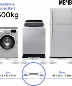 Promo ???? Membeli Wasmachine Verhoger - Universele Verhoging Voor Wasmachine, Droger, Koelkast En Vriezer - Anti Vibratie Dempers - Max 300kg ⌛ 13 Promo ???? Membeli Wasmachine Verhoger - Universele Verhoging Voor Wasmachine, Droger, Koelkast En Vriezer - Anti Vibratie Dempers - Max 300kg ⌛ -Yoshiko Shop 550x567