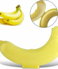 Coupon ✔️ Fens-Company 2 X Bananen Bewaardoos - Bananenhouder - Bananen Beschermer - Bananendoos Kinderen -Bananen Box ????