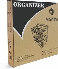 Uitgang ✨ AlShiha® Organizer - Large(zwart) - Ladekast - Kast Organizer - Gootsteenkast Organizer - Aanrecht Organiser - Opbergrek - Keukenkast Organizer - Keuken Organizer - Gootsteen Organizer - Ladesysteem - Ladeblok - Keukenrek ❤️ -Yoshiko Shop 550x574 4